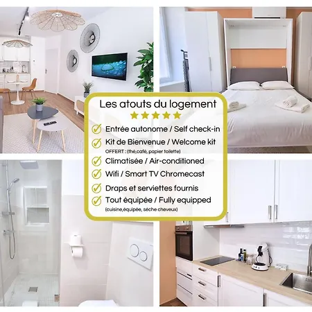 Apartament Floral Neuf- Climatise - Centre Cogolin